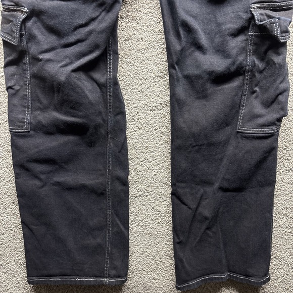 Hot Topic Aphrodite Jeans 90s Y2K Skater Grunge Cargo Wide Leg Pants Mens 38x32 - Picture 9 of 10